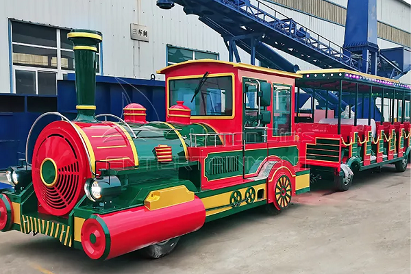 Electric Trackless Train for Park