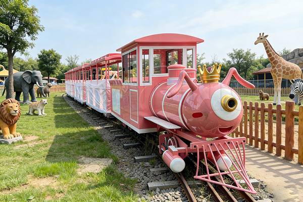 Is a Track-Mounted Sightseeing Train Better for Large Scenic Attractions Than a Trackless Train?